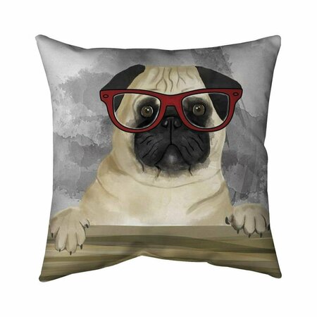 BEGIN HOME DECOR 26 x 26 in. Geek Carlin-Double Sided Print Indoor Pillow 5541-2626-AN95
